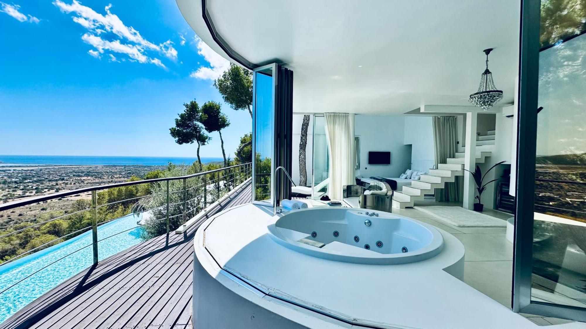 Villa Roca Ibiza - Un Paraiso Premium A Solo 10 Minutos De La Ciudad De Ibiza Y De Las Playas Cala Jondal Y Salinas Sant Jordi de ses Salines エクステリア 写真